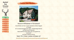 Desktop Screenshot of gasthof-zum-hirschen.com