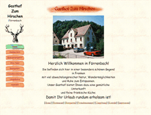 Tablet Screenshot of gasthof-zum-hirschen.com